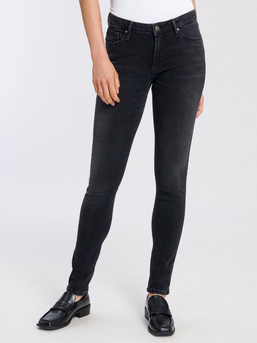 Bild von Tall Cross Jeans Alan Skinny Fit L34 & L36 Inch, black washed