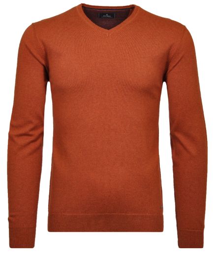 Picture of Tall Men V-Neck Cotton Cashmere Sweater