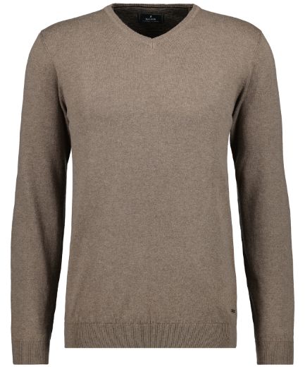 Picture of Tall Men V-Neck Cotton Cashmere Sweater