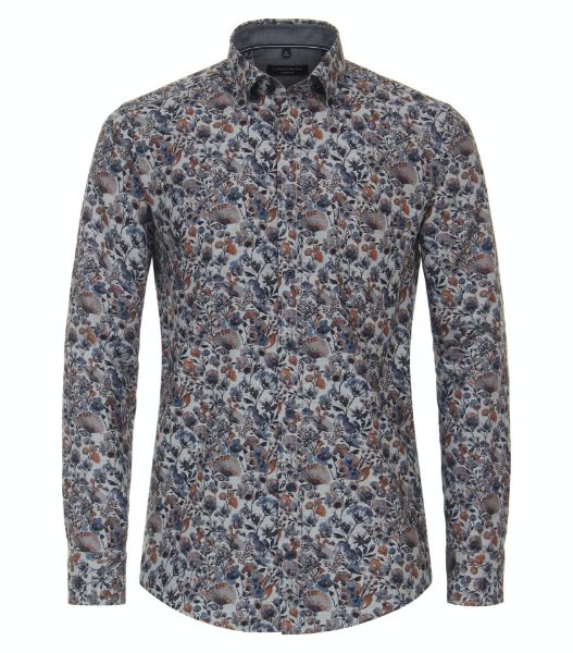 Zeige Details für Tall Casual Fit Langarmhemd 72 cm Ärmellänge, floral blue orange Bild von Tall Casual Fit Langarmhemd 72 cm Ärmellänge, floral blue orange