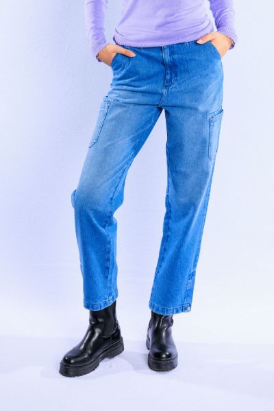 Show details for Tall Mustang Jeans Ava Loose Wide Cargo L34 Inch Picture of Tall Mustang Jeans Ava Loose Wide Cargo L34 Inch