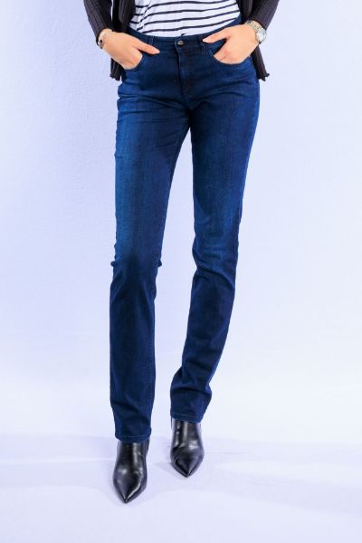 Agrandir l'image de Tall Lena Jeans L38 pouce, bleu foncé lavé Image de Tall Lena Jeans L38 pouce, bleu foncé lavé