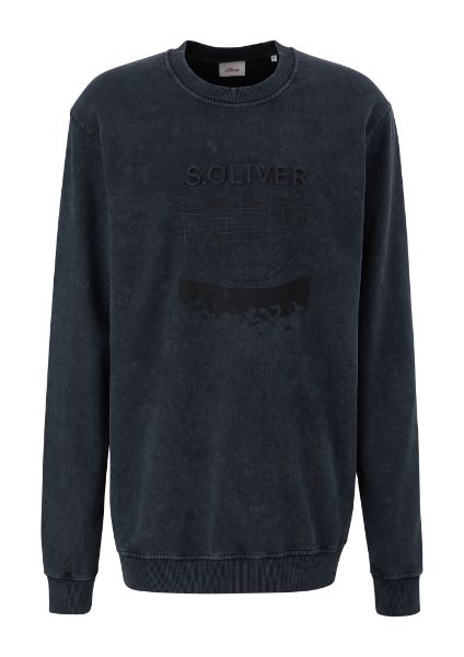 Zeige Details für s.Oliver Tall Sweatshirt 3D Logo Optik Bild von s.Oliver Tall Sweatshirt 3D Logo Optik