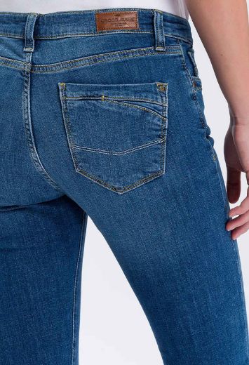 Image de Cross jean Lauren bootcut L36, bleu moyen