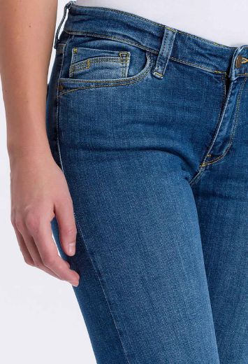 Image de Cross jean Lauren bootcut L36, bleu moyen