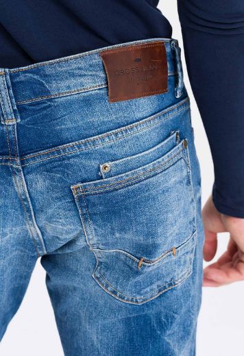 Bild von Cross Jeans Dylan Regular Fit L38 Inch, mid blue