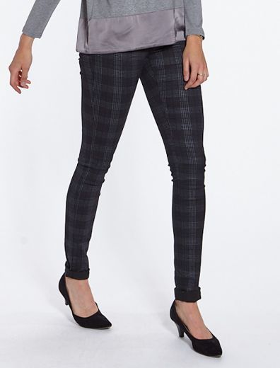 Picture of Wonderjeans skinny L37 inches, black grey check