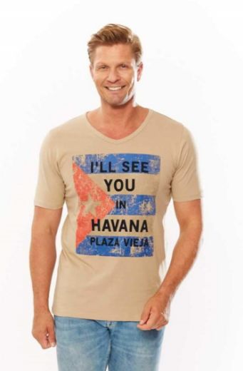 Image de T-shirt col V \"Havana\"