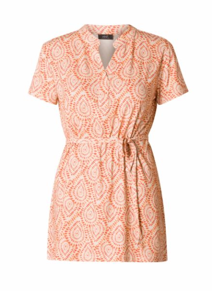 Show details for Long Tunic with Tie Belt Picture of Long Tunic with Tie Belt