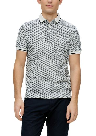 Picture of Tall Short Sleeve Polo Shirt, patterned