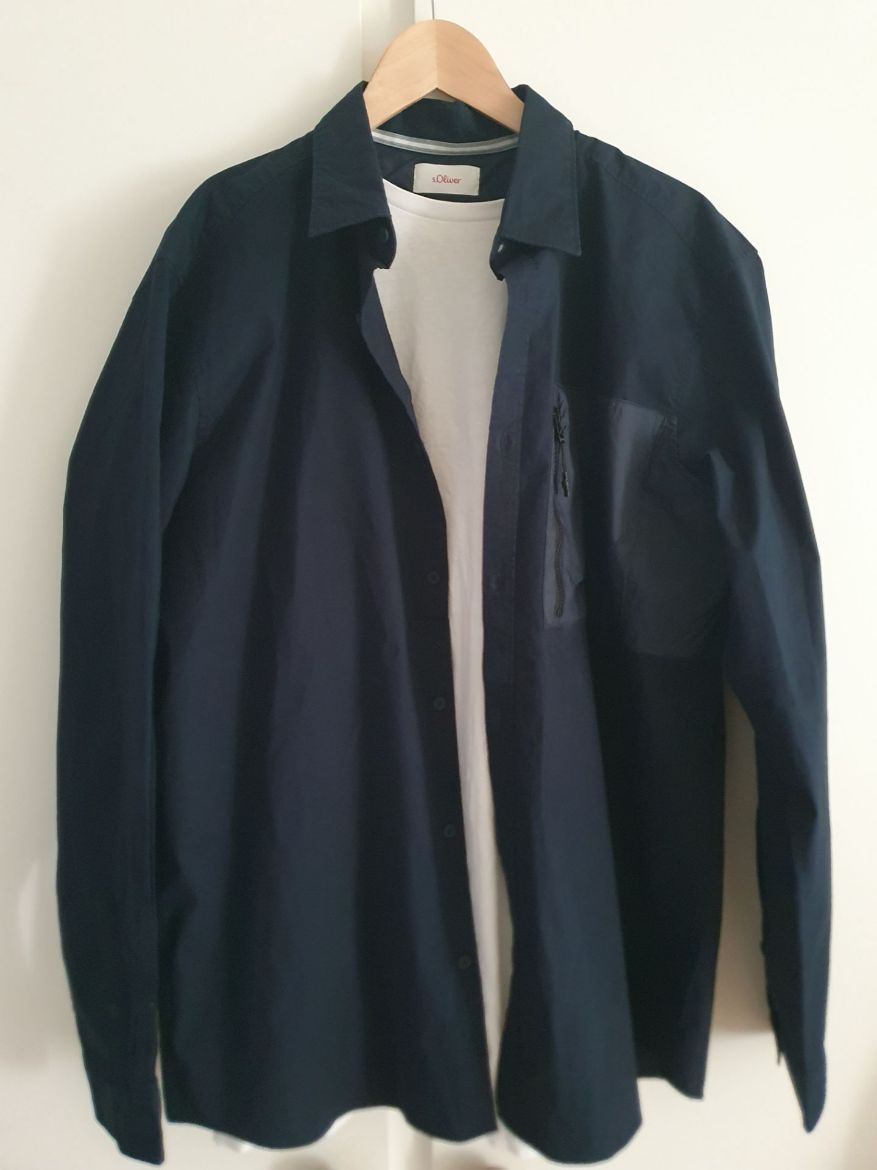 Picture of Tall Overshirt, dark blue
