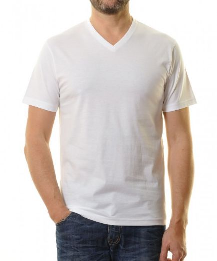 Image de Tall T-Shirt Basique Col V 100 % Coton
