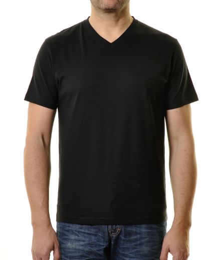 Bild von Tall Basic T-Shirt V-Ausschnitt 100 % Baumwolle