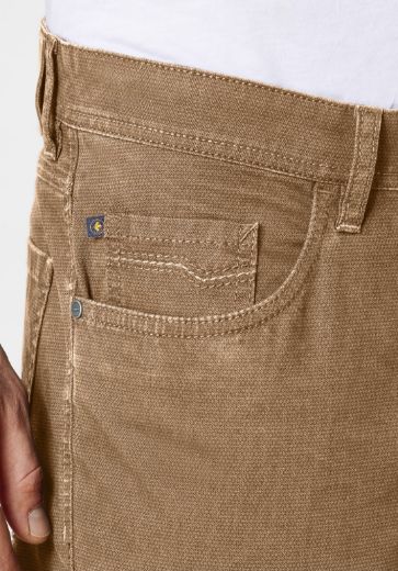 Image de Tall Pantalon Milton Style 5 Poches Longueur 38, imprimé camel