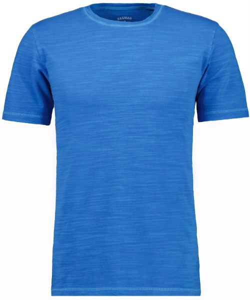 Zeige Details für Tall Herren T-Shirt aus Flammgarn, azurblau mélange Bild von Tall Herren T-Shirt aus Flammgarn, azurblau mélange
