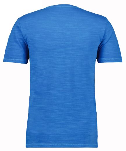 Bild von Tall Herren T-Shirt aus Flammgarn, azurblau mélange