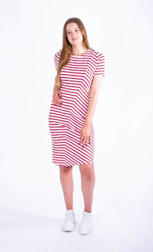 Picture of Summer Dress Kava, striped red