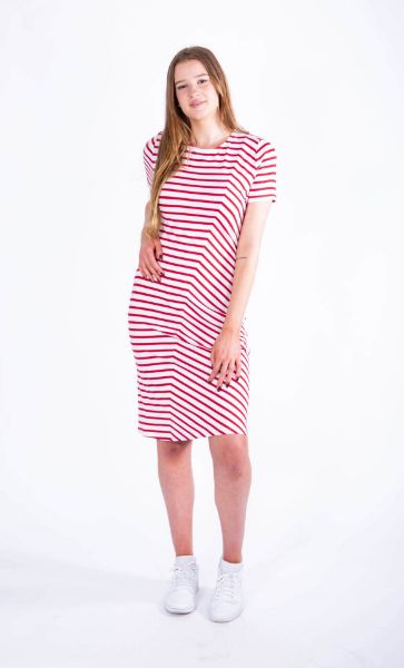 Show details for Summer Dress Kava, striped red Picture of Summer Dress Kava, striped red