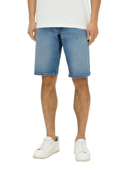 Zeige Details für Tall Herren Jeans Bermuda, light blue washed Bild von Tall Herren Jeans Bermuda, light blue washed