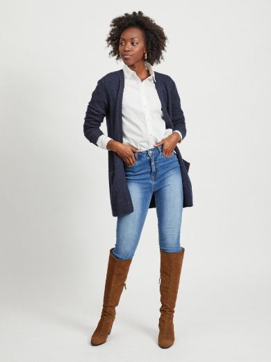 Bild von VILA Vero Moda Tall Ril Offener Cardigan, eclipse blau