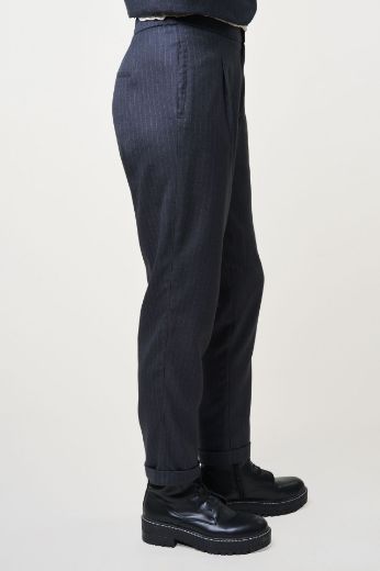 Picture of Tall Ladies Trousers Pinstripes 35 Inch, anthracite