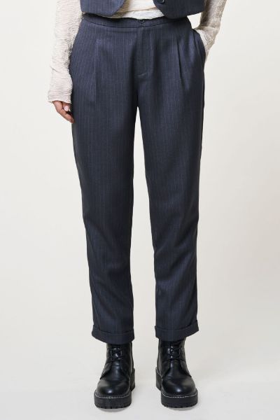 Show details for Tall Ladies Trousers Pinstripes 35 Inch, anthracite Picture of Tall Ladies Trousers Pinstripes 35 Inch, anthracite