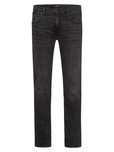 Bild von Tall Herren Jeans Damien Slim Fit Regular Waist Straight Leg L36 & L38 Inch, anthracite grey