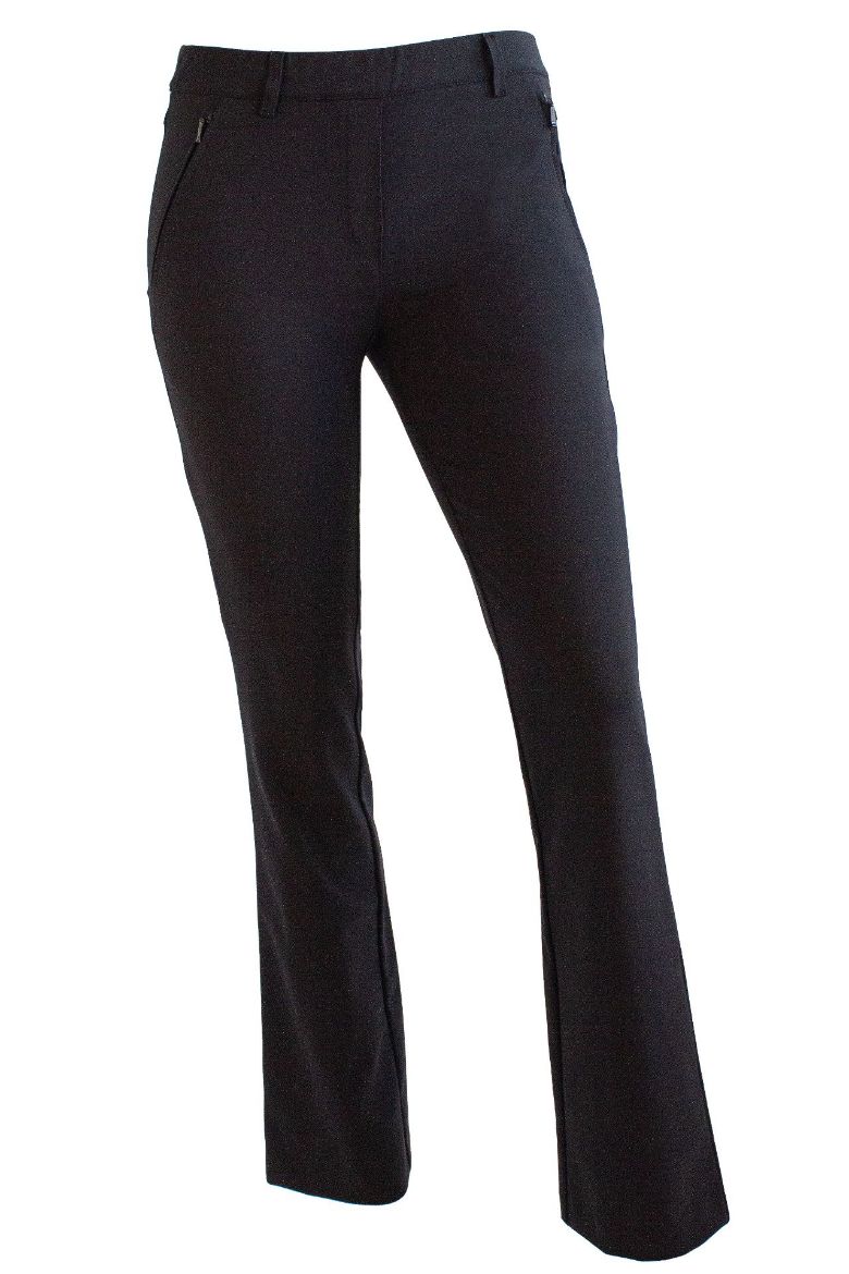 Image de Tall Femme Pantalon Enfiler Janna Flare L38 Inch, noir