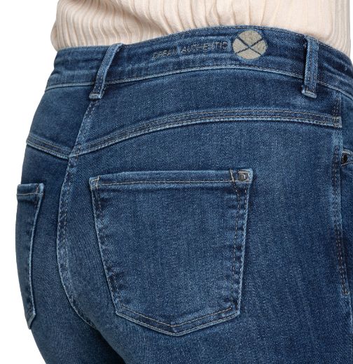 Image de Tall MAC Dream Wide Jeans Jambe Large Longueur 36, bleu foncé lavé