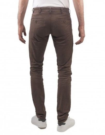 Picture of Tall Chino Trousers Frog L38 Inches, chestnut brown