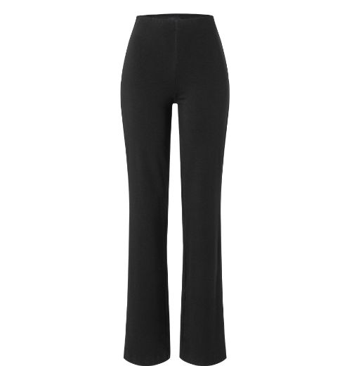 Image de Tall Flare Pantalon Femme Enfiler Longueur L34 & L36 Inch, black