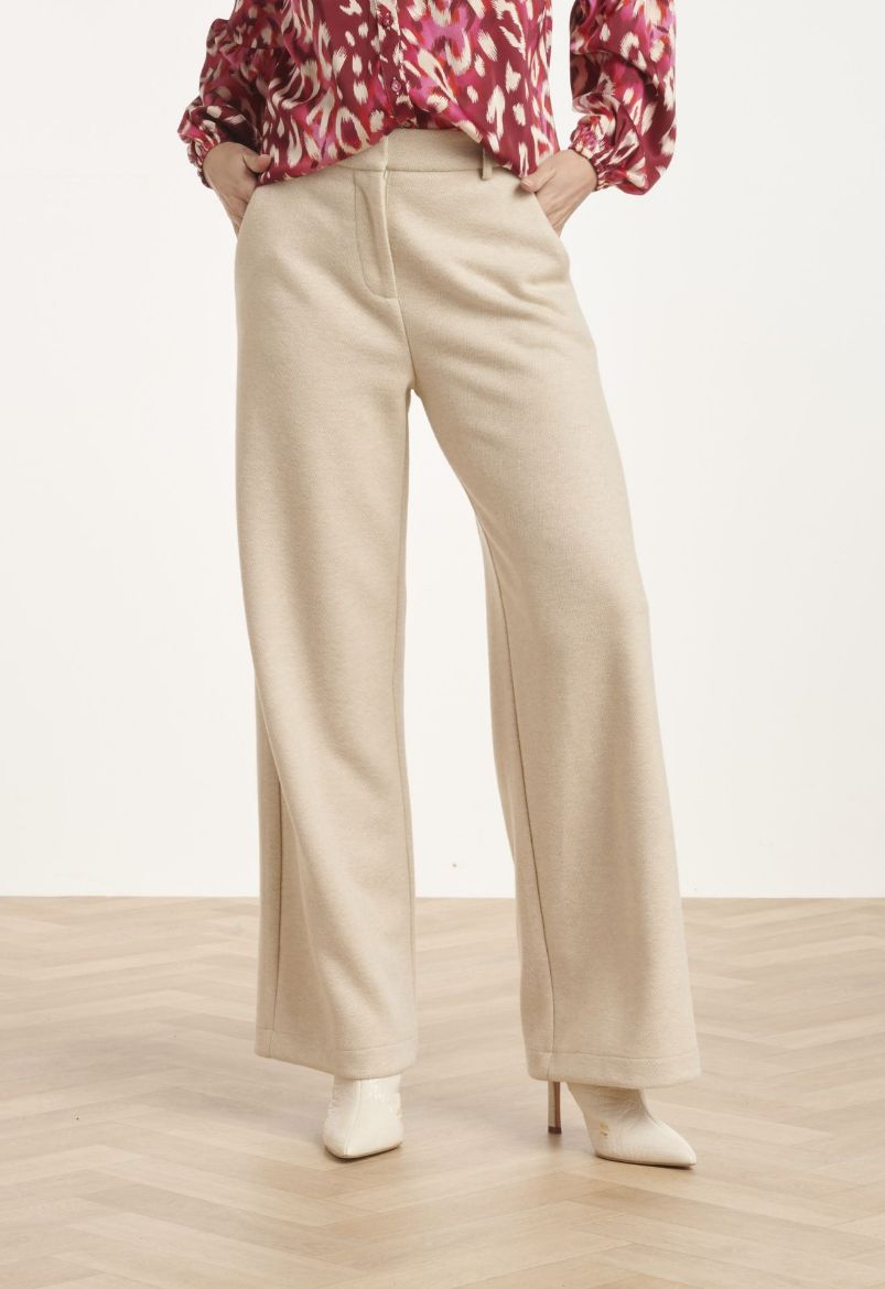 Picture of Tall Women Trouser Wool-Look Tone-on-Tone Herringbone L36 Inch