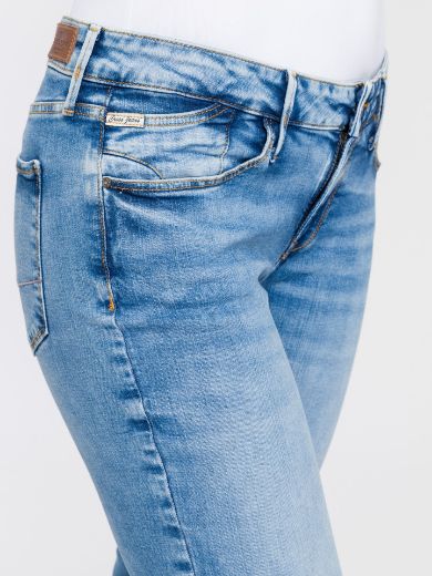 Image de Tall Jeans Femme Rose Straight Fit L36 Inch, mid blue washed