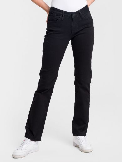 Image de Tall Jeans Femme Rose Straight Fit Longueur 36 Inch, noir