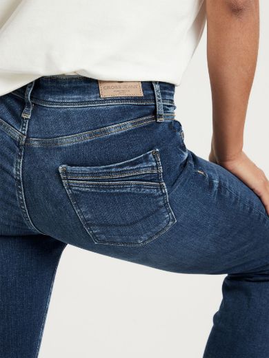 Image de Tall Jeans Femme Anya Slim Fit Longueur 34 & 36 pouce, bleu foncé