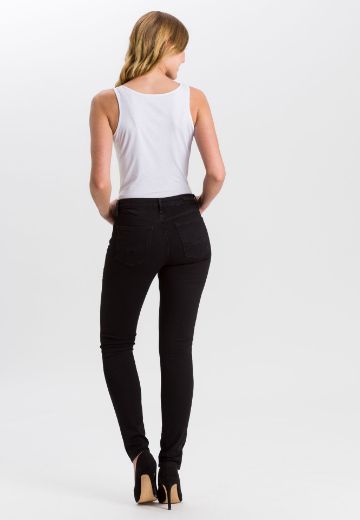 Image de Tall Femmes Jeans Alan Skinny Fit Longueur 34 & 36 Pouces, noir