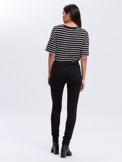 Image de Tall Femmes Jeans Alan Skinny Fit Longueur 34 & 36 Pouces, noir