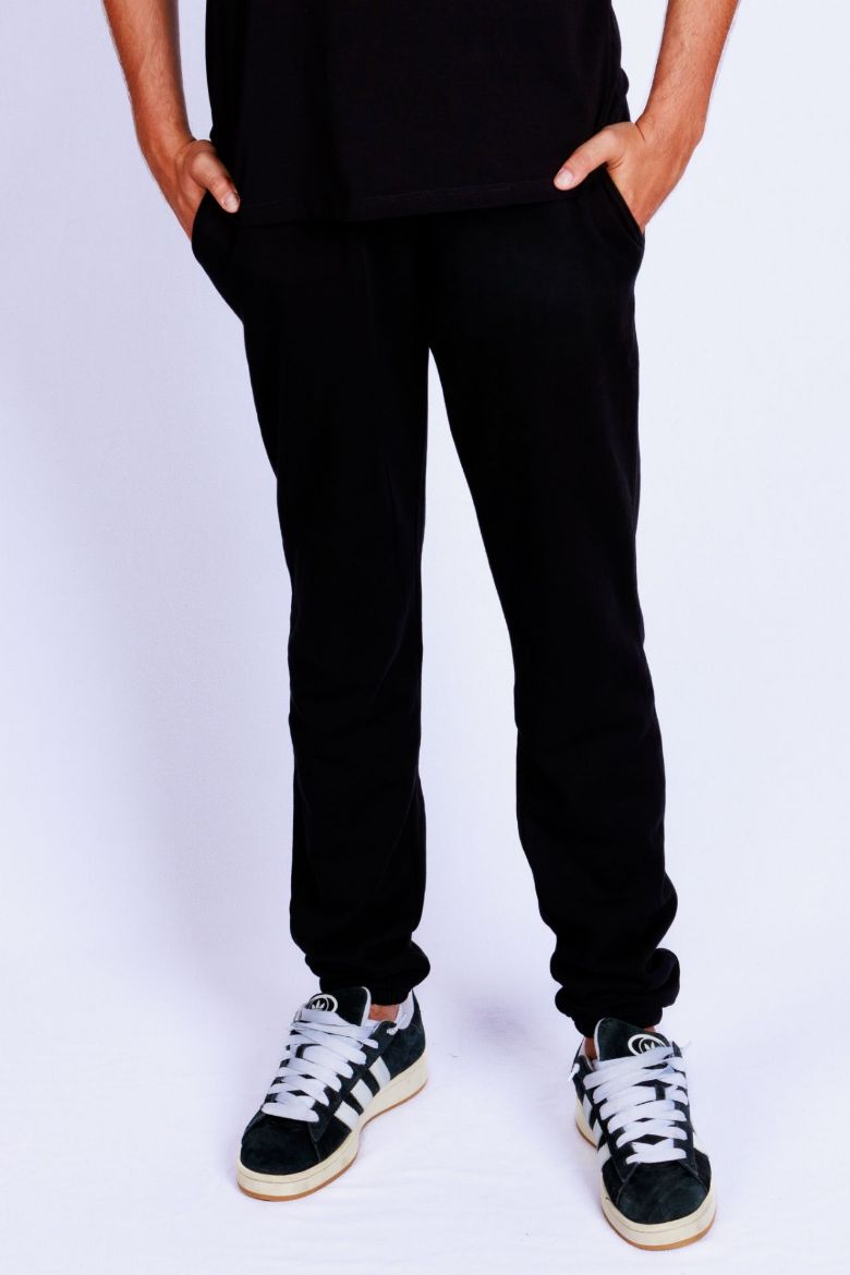 I LOVE TALL fashion for tall people. Extra long men s jogging trousers made from organic cotton black