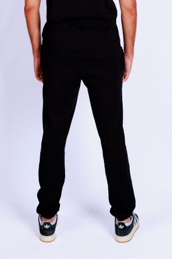 Image de Tall Homme Pantalon Jogging Bio Coton, noir