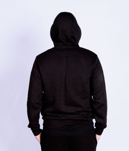 Picture of Tall Men Hoodie Sweatshirt Organic Cotton, black