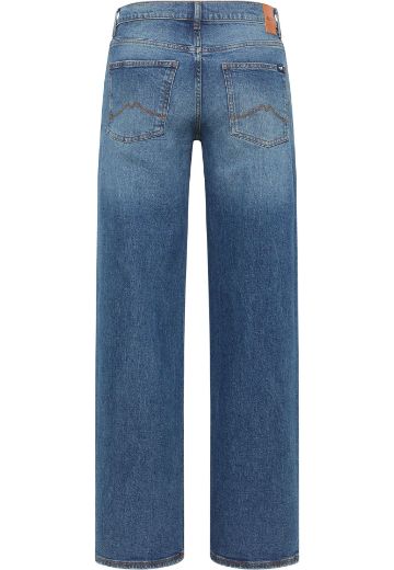 Image de Tall Jeans Femme Medley Jambe Large Longueur L36 Inch, bleu moyen lavé