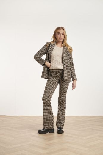 Bild von Tall Damen Blazer, schwarz sand