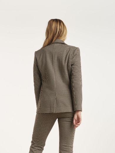 Bild von Tall Damen Blazer, schwarz sand