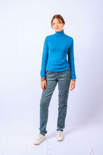 Picture of Tall Fine Knit Ladies Turtleneck Jumper