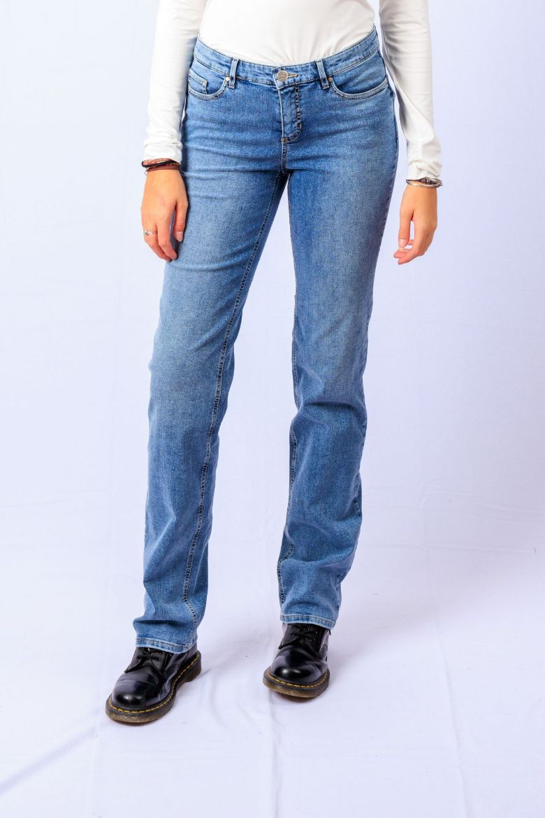 Bild von Tall Damenjeans Body Straight L36 Inch, mid blue used