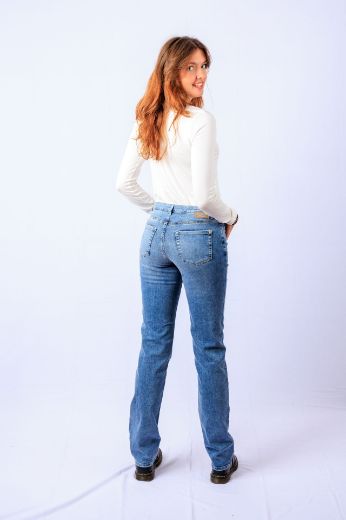 Bild von Tall Damenjeans Body Straight L36 Inch, mid blue used