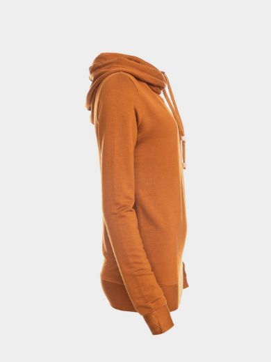 Bild von Kapuzenpullover Jondra aus Bambus, dunkles orange