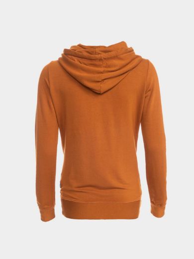 Bild von Kapuzenpullover Jondra aus Bambus, dunkles orange