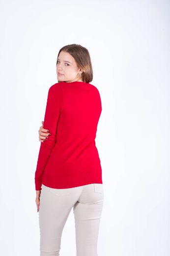 Picture of Fine Knit Sweater V-Neck