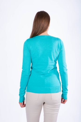 Picture of Fine Knit Sweater V-Neck